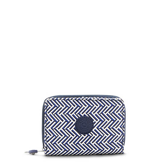 Kipling Money Love Klassieke Printed Small Wallet Portefeuille Donkerblauw | BE 2198PJ